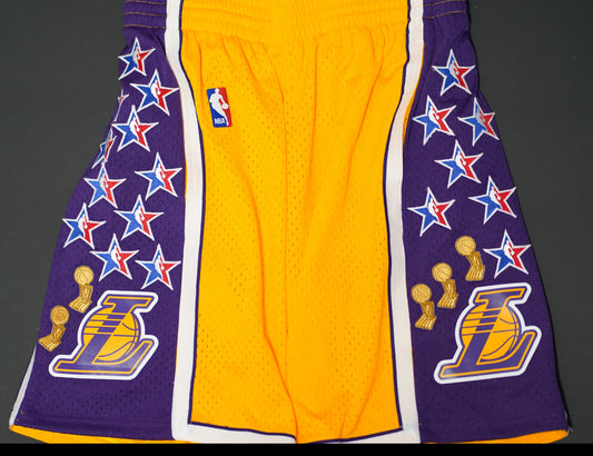 Los Angeles Lakers Kobe Bryant Swingman Shorts Custom